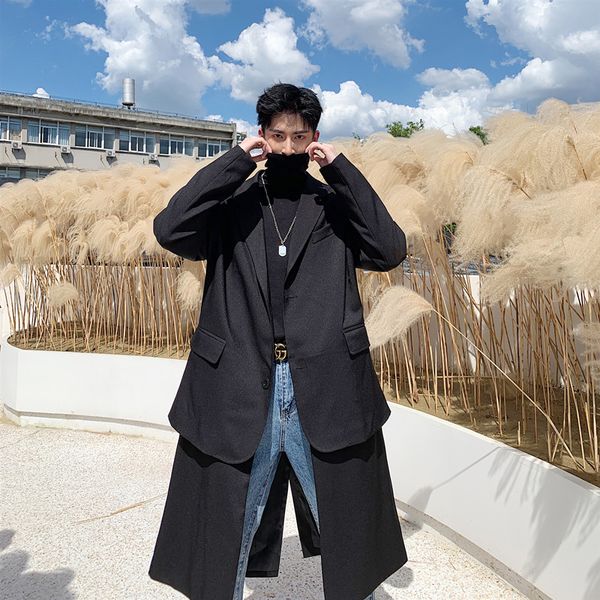 men detachable hem casual suit coat male women vintage streetwear loose casual suit blazer jacket outerwear stage clothing, White;black
men detachable hem casual suit coat male women vintage streetwear loose casual suit blazer jacket outerwear stage clothing, White;black
