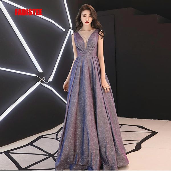 fadistee new arrival party dress evening dress vestido de festa a-line prom gown long new style bling satin frock see through neck, Black
fadistee new arrival party dress evening dress vestido de festa a-line prom gown long new style bling satin frock see through neck, Black