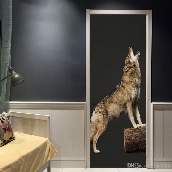 2pcs набор новейший животных wolf двери декор наклейки обои спальня гостиная украшение poster настенная картина персонализированный винила
2pcs набор новейший животных wolf двери декор наклейки обои спальня гостиная украшение poster настенная картина персонализированный винила