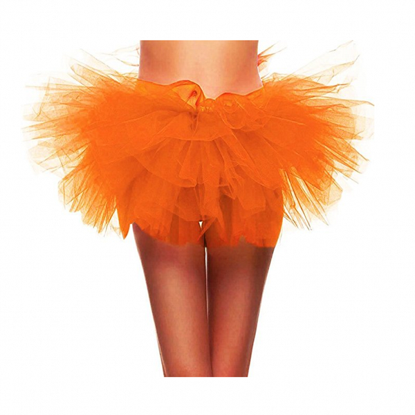 5 layers orange womens tutu tulle skirt petticoat dance rave neon party halloween skirts, Black
5 layers orange womens tutu tulle skirt petticoat dance rave neon party halloween skirts, Black