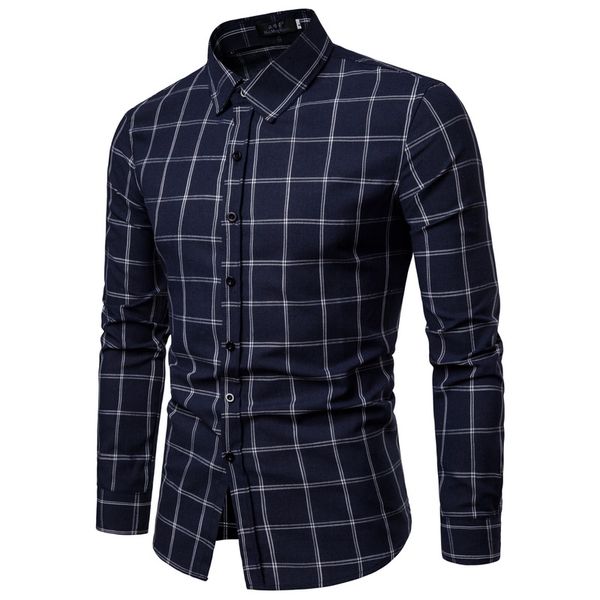 men plaid shirt spring summer office work shirts long sleeve casual smart five shirts slim fit fashion shirt, White;black
men plaid shirt spring summer office work shirts long sleeve casual smart five shirts slim fit fashion shirt, White;black