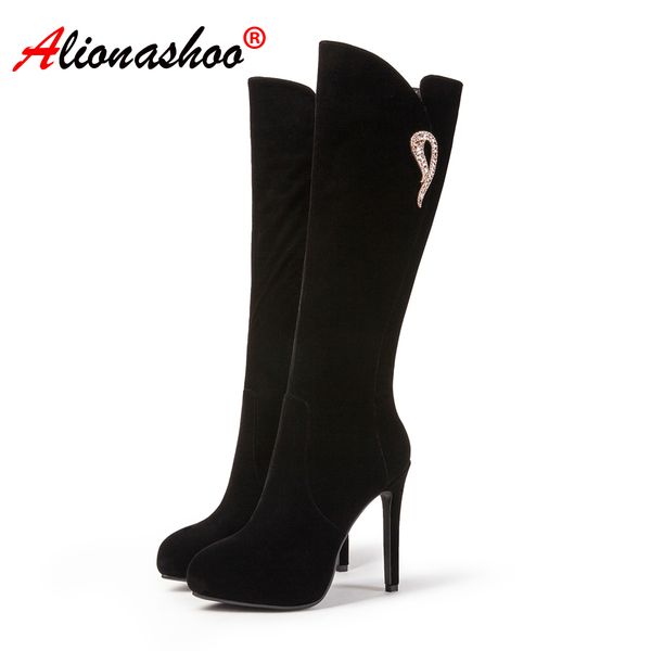 woman boots fashion large size 34-43 thin high heels boots women's shoes black crystal female knee-high drop shipping
woman boots fashion large size 34-43 thin high heels boots women's shoes black crystal female knee-high drop shipping