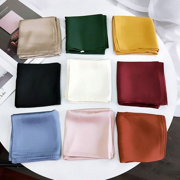 55cm candy colors women silk scarf fashion ladies mini square scarves soft shawls elegant skinny satin hair tie band, Blue;gray
55cm candy colors women silk scarf fashion ladies mini square scarves soft shawls elegant skinny satin hair tie band, Blue;gray
