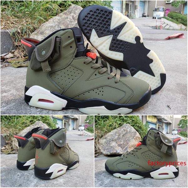 travis scotts x 6s mens basketball shoes 3m ts medium olive green designer sports sneakers tinker cactus jack baskets 6 des chaussures 7-13
travis scotts x 6s mens basketball shoes 3m ts medium olive green designer sports sneakers tinker cactus jack baskets 6 des chaussures 7-13