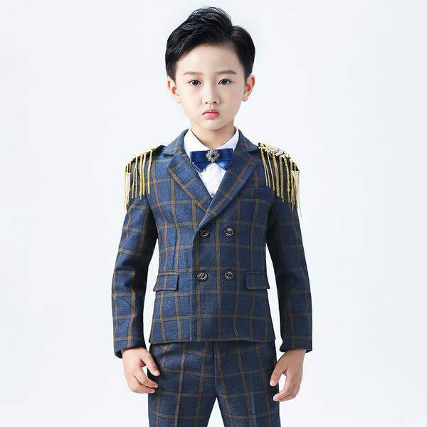 new arrival children suit coat host formal suits double breasted plaid boy suits fashion plus size 110-160 4-12year, Black
new arrival children suit coat host formal suits double breasted plaid boy suits fashion plus size 110-160 4-12year, Black