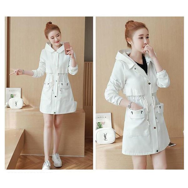 women trench autumn 2018 new fashion coats with hood plus size 6xl windbreaker adjustable waist ladies slim outerwear, Tan;black
women trench autumn 2018 new fashion coats with hood plus size 6xl windbreaker adjustable waist ladies slim outerwear, Tan;black