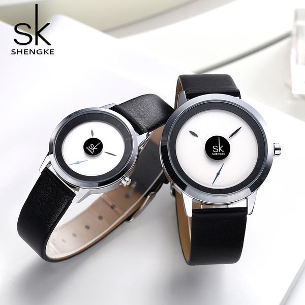 shengke women watch creative design ladies casual quartz wrist watch rotate dial pointer two size clock montre femme reloj mujer, Slivery;brown
shengke women watch creative design ladies casual quartz wrist watch rotate dial pointer two size clock montre femme reloj mujer, Slivery;brown