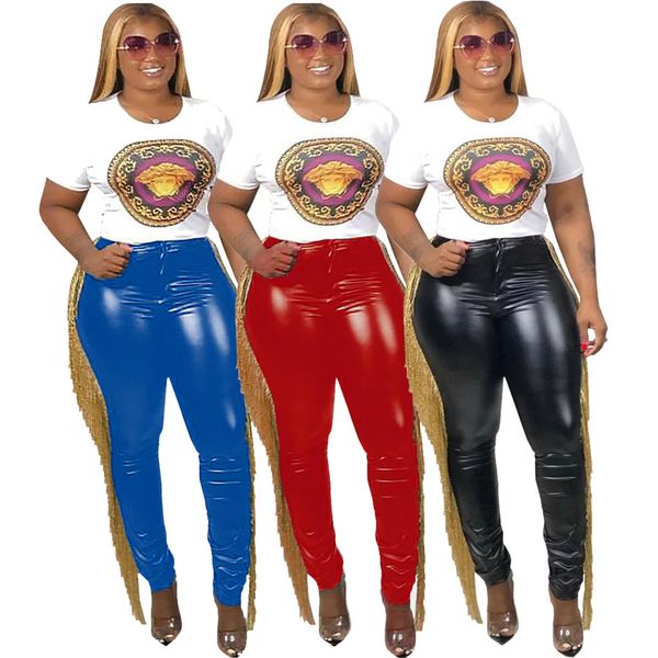 tsuretobe streetwear tassel pu leather pants women skinny high waist pencil pants colorful pu party club trousers slim female, Black;white
tsuretobe streetwear tassel pu leather pants women skinny high waist pencil pants colorful pu party club trousers slim female, Black;white