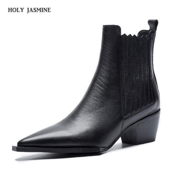 2019 spring/autumn new black ankle boots for women microfiber leather thick high heel 5 cm pointed toe zipper boots women shoes
2019 spring/autumn new black ankle boots for women microfiber leather thick high heel 5 cm pointed toe zipper boots women shoes