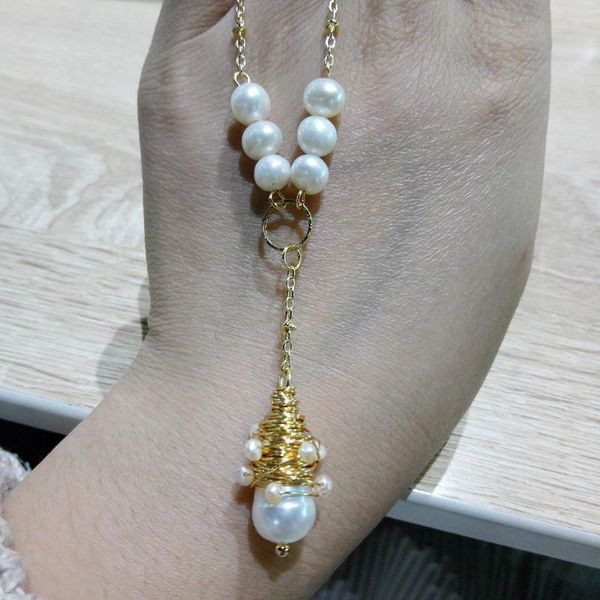 selling 925 sterling silver 14k filled gold jewelry baroque pearl necklace pendant for women party gift
selling 925 sterling silver 14k filled gold jewelry baroque pearl necklace pendant for women party gift