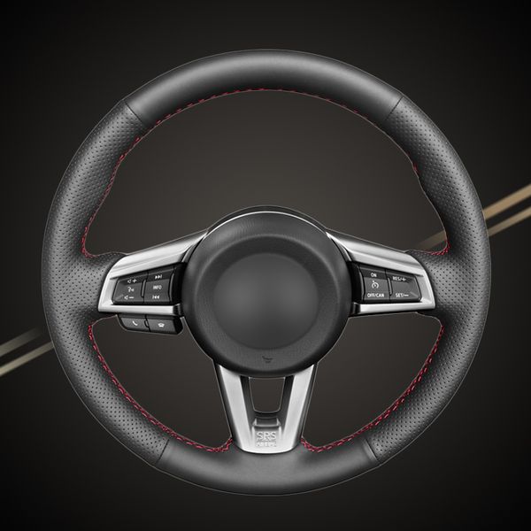 car braid on the steering wheel cover for mx-5 2016 2017 2018 2019 auto wheel covers diy car-styling interior accessory
car braid on the steering wheel cover for mx-5 2016 2017 2018 2019 auto wheel covers diy car-styling interior accessory