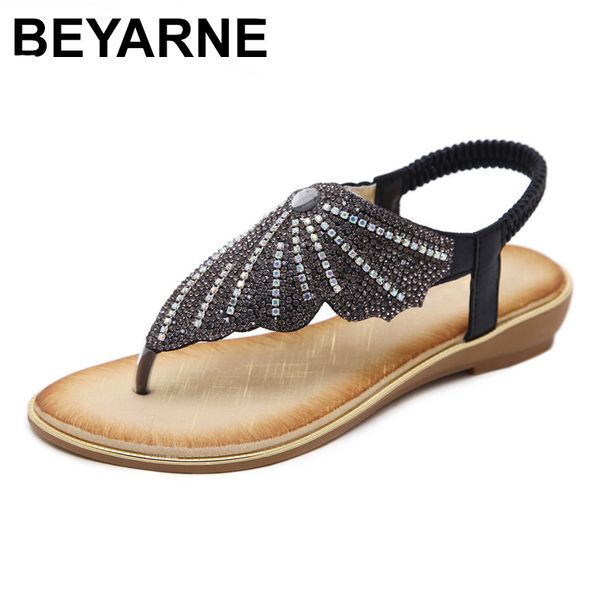 beyarne summer beach sandals flip flops women shoes fashion wedges sandals crystal ladies shoes clip toed gladiator women, Black
beyarne summer beach sandals flip flops women shoes fashion wedges sandals crystal ladies shoes clip toed gladiator women, Black