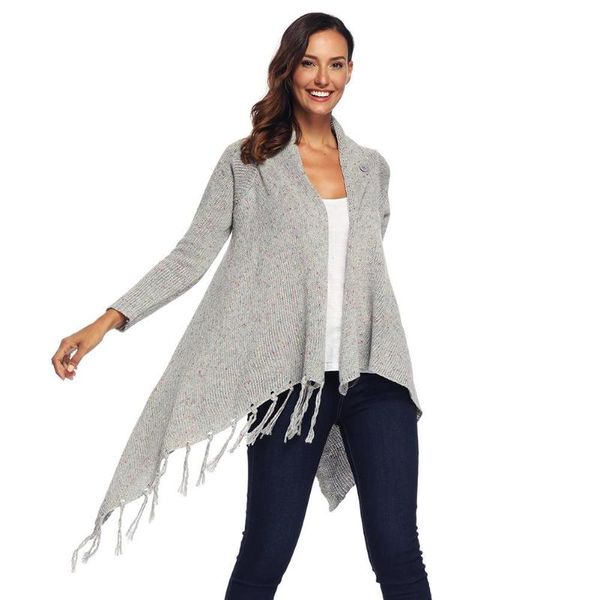 new autumn cardigan knitted women casual loose long sleeve irregular tassel hem cardigan coat poncho blouse coat outwear, Black;brown
new autumn cardigan knitted women casual loose long sleeve irregular tassel hem cardigan coat poncho blouse coat outwear, Black;brown