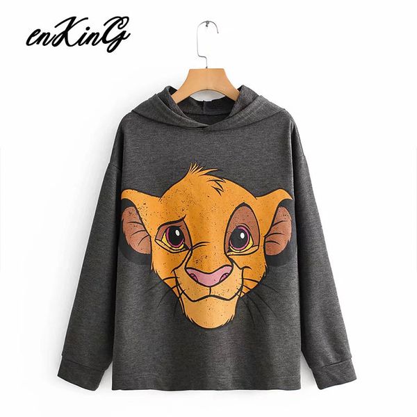 2019 фуфайки женщины черный розовый балахон негабаритного стрит lion king печать мультфильм женщина толстовка случайных женщины толстовки, Black
2019 фуфайки женщины черный розовый балахон негабаритного стрит lion king печать мультфильм женщина толстовка случайных женщины толстовки, Black