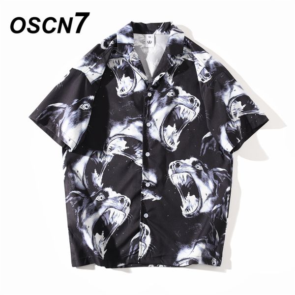 oscn7 casual streetwear beach printed short sleeve shirt men 2020 hawaii oversize fashion harujuku women shirts 458, White;black
oscn7 casual streetwear beach printed short sleeve shirt men 2020 hawaii oversize fashion harujuku women shirts 458, White;black