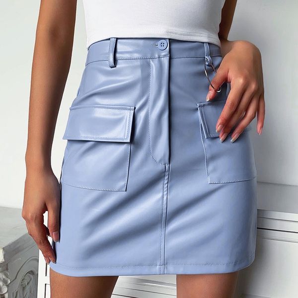 high waist faux leather skirt women front pockest mini short bodycon pencil skirts 2020 summer front zipper pu slim skirt, Black
high waist faux leather skirt women front pockest mini short bodycon pencil skirts 2020 summer front zipper pu slim skirt, Black