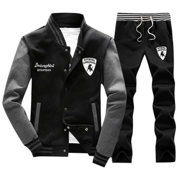 mens brand tracksuits fashion cattle badge embroidery jacket & drawstring sweatpants casual designer mens running colothes wholesale new, Gray
mens brand tracksuits fashion cattle badge embroidery jacket & drawstring sweatpants casual designer mens running colothes wholesale new, Gray