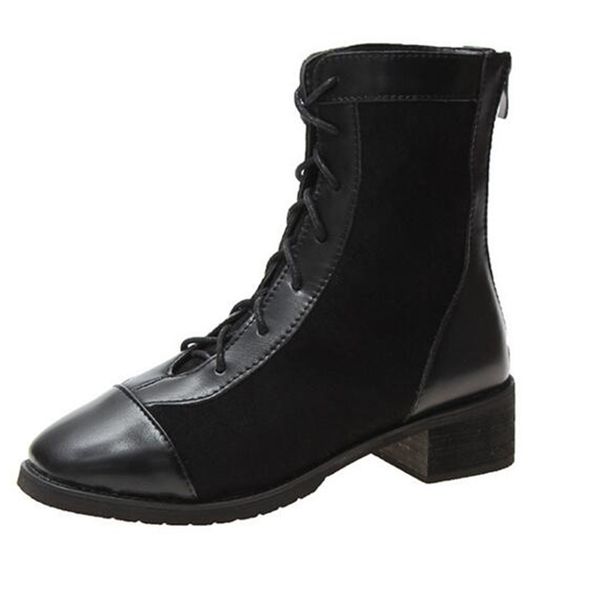 ladies shoes autumn and winter new fashion motorcycle boots khaki women's boots square head anti-skid tube flat shoes cc57, Black
ladies shoes autumn and winter new fashion motorcycle boots khaki women's boots square head anti-skid tube flat shoes cc57, Black