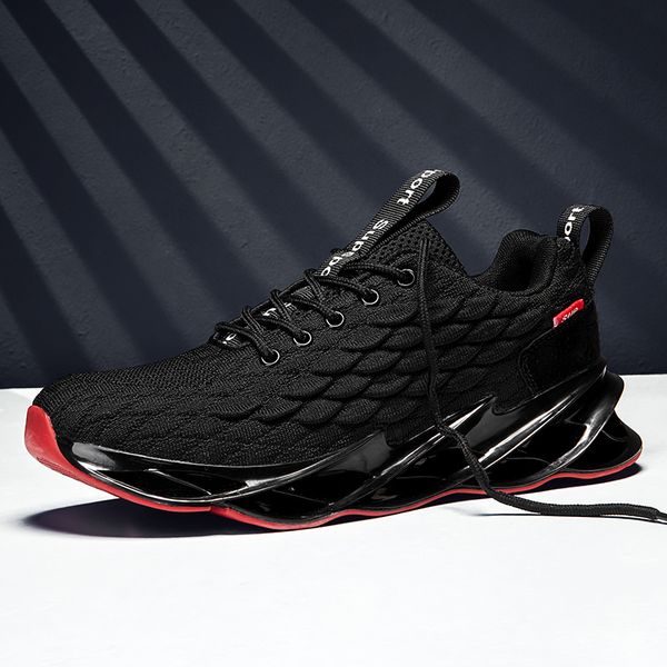 men sneakers blade sport running shoes male black trainers outdoor cushioning casual athletic footwear lace up platform shoes 
men sneakers blade sport running shoes male black trainers outdoor cushioning casual athletic footwear lace up platform shoes