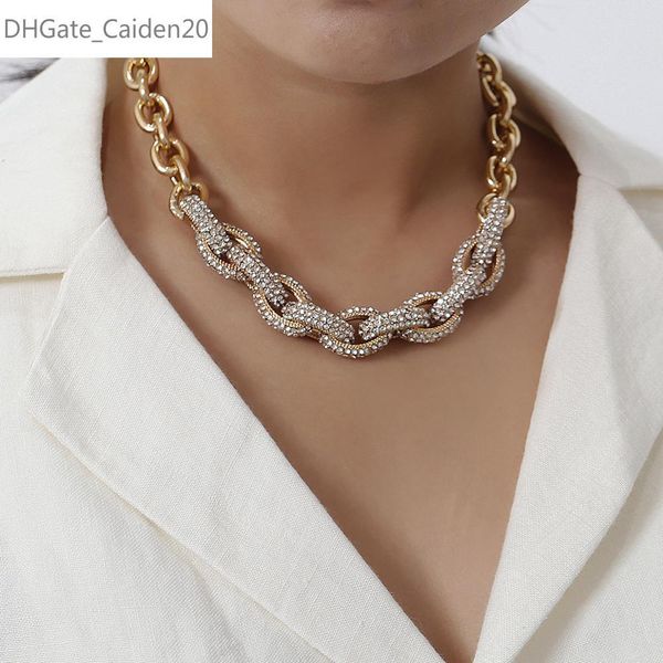 luxury bling rhinestone choker necklace punk hip hop miami curb cuban chunky thick chain necklaces for women jewelry, Silver
luxury bling rhinestone choker necklace punk hip hop miami curb cuban chunky thick chain necklaces for women jewelry, Silver