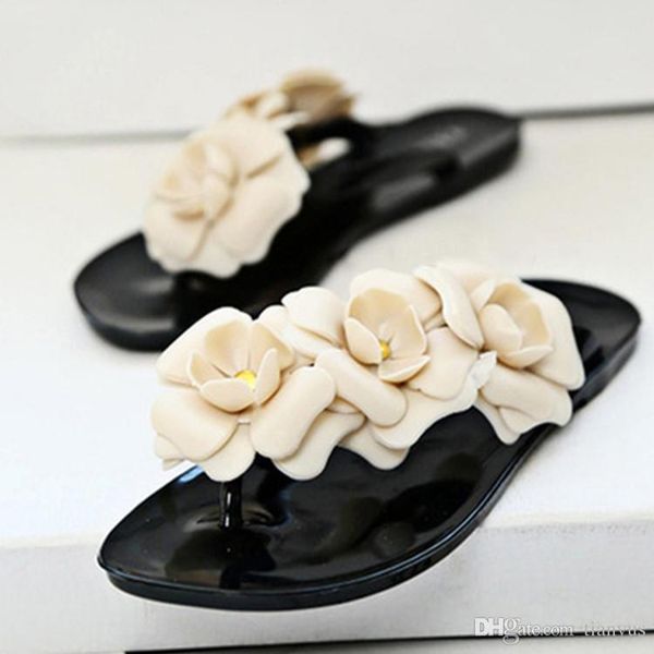 2019 summer women floral slippers female flip flops camellia flowers slippers ladies pvc sandals camellia jelly shoes beach shoes q-222, Black
2019 summer women floral slippers female flip flops camellia flowers slippers ladies pvc sandals camellia jelly shoes beach shoes q-222, Black