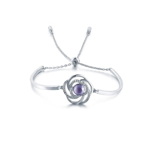 romantic openwork camellia graphic pendant bracelet fashion purple crystal jewelry boyfriend valentine's day love gift, Golden;silver
romantic openwork camellia graphic pendant bracelet fashion purple crystal jewelry boyfriend valentine's day love gift, Golden;silver