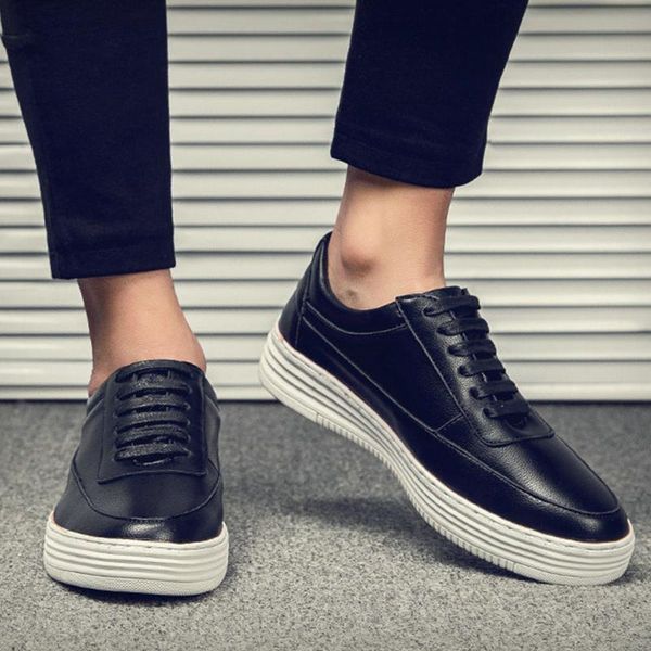 mens black white leather flats thick bottom shoes autumn new handmade casual shoes simple stylish male sneaker a55-61
mens black white leather flats thick bottom shoes autumn new handmade casual shoes simple stylish male sneaker a55-61