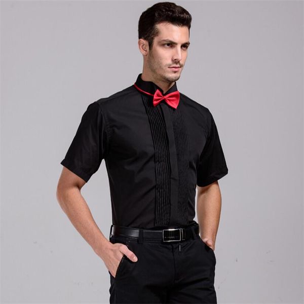men tuxedo shirt wedding selling short sleeve shirts 4 color camisa 5501-4 xs s l xl xxl xxxl, White;black
men tuxedo shirt wedding selling short sleeve shirts 4 color camisa 5501-4 xs s l xl xxl xxxl, White;black