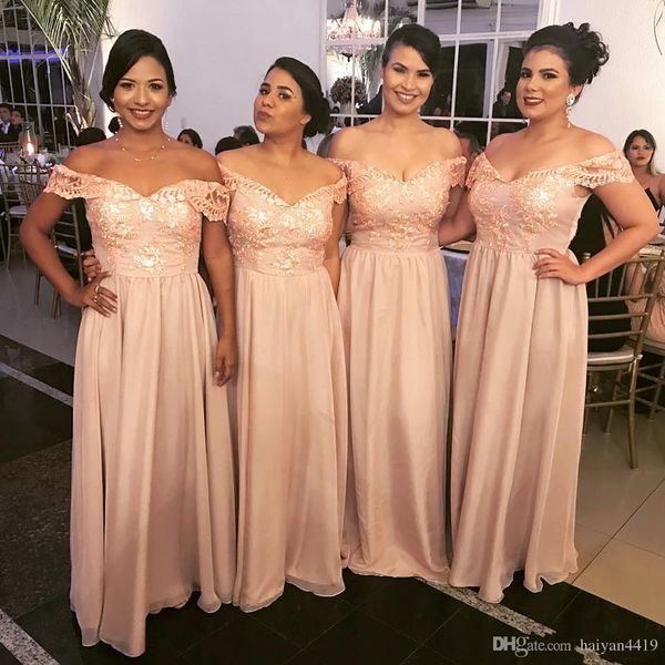2019 Arabic Chiffon Off Shoulder A Line Peach Bridesmaid Dresses Lace Appliques Floor Length Dubai Custom Wedding Guest Maid Of Honor Gowns, Blue;red
2019 Arabic Chiffon Off Shoulder A Line Peach Bridesmaid Dresses Lace Appliques Floor Length Dubai Custom Wedding Guest Maid Of Honor Gowns, Blue;red