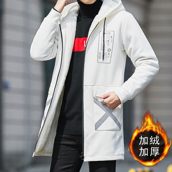 2019 autumn and winter men's trench coat large size brushed and thick youth mid-length loose-fit hooded cotton coat trench, Tan;black
2019 autumn and winter men's trench coat large size brushed and thick youth mid-length loose-fit hooded cotton coat trench, Tan;black