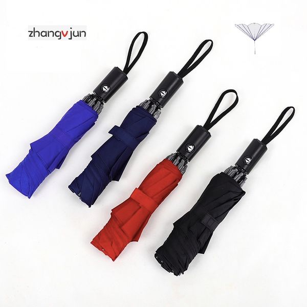 

8 ribs folding reverse umbrella rain women men windproof sun umbrellas gifts parasol automatic business car paraguas