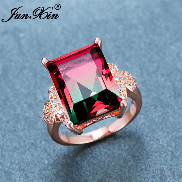 vintage female gradient crystal ring rose gold square rectangle zircon blue red green pink stone wedding rings for women jewelry, Golden;silver
vintage female gradient crystal ring rose gold square rectangle zircon blue red green pink stone wedding rings for women jewelry, Golden;silver