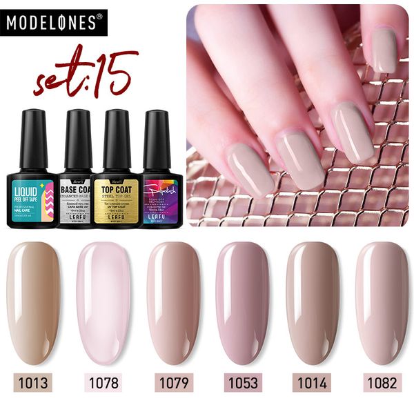 modelones 9pcs/lot nude color series led gel polish long lasting nail salon polish peel off nail tape latex gel base coat, Red;pink
modelones 9pcs/lot nude color series led gel polish long lasting nail salon polish peel off nail tape latex gel base coat, Red;pink