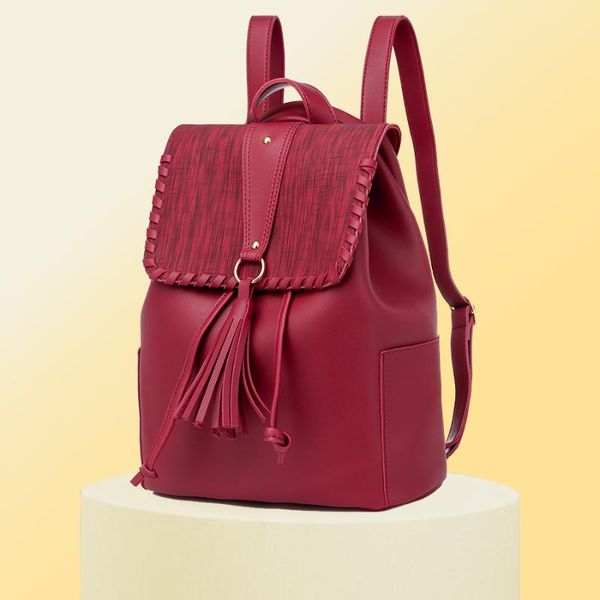 leather backpack for women 2020 newly girls fashion tassel backpacks large capacity travel college bagpack mochila mujer
leather backpack for women 2020 newly girls fashion tassel backpacks large capacity travel college bagpack mochila mujer