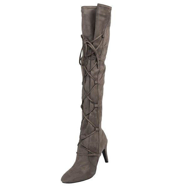 Women Boots Fashion Over Knee Boots Ladies Increased Over Elastic Stretch Platform Shoes Female Cross Lace Kneeth Booties
Women Boots Fashion Over Knee Boots Ladies Increased Over Elastic Stretch Platform Shoes Female Cross Lace Kneeth Booties