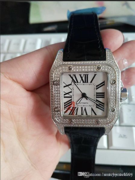 2021new style fashion luxury watches women's leather mechanical watch 36mm diamond automatic mechanical watches wristwatches, Slivery;brown
2021new style fashion luxury watches women's leather mechanical watch 36mm diamond automatic mechanical watches wristwatches, Slivery;brown
