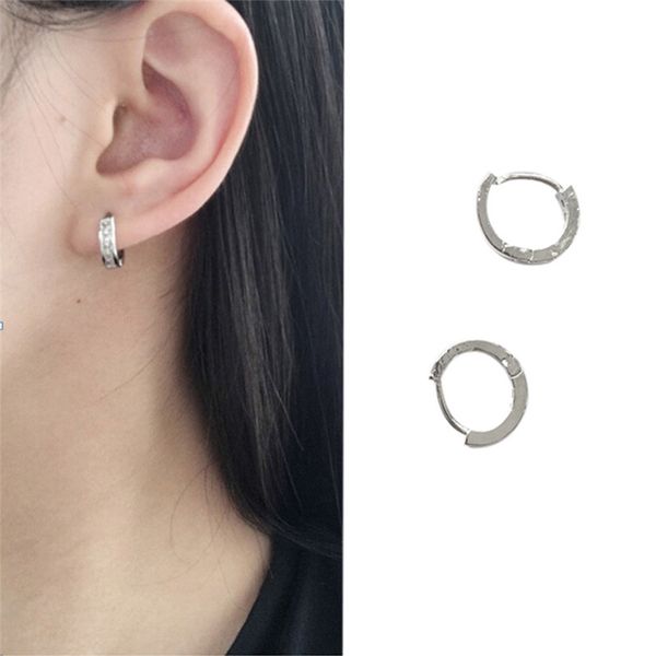 

round zircon bendable gem ring bendable seamless nose ring surgical steel crystal ear trague cartilage earring piercing 30jul16, Golden;silver