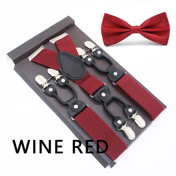 men suspenders solid party wedding various classic 6 clips pre-tied bow tie set y shape adjustable braces strap husband's gift, Black;white
men suspenders solid party wedding various classic 6 clips pre-tied bow tie set y shape adjustable braces strap husband's gift, Black;white