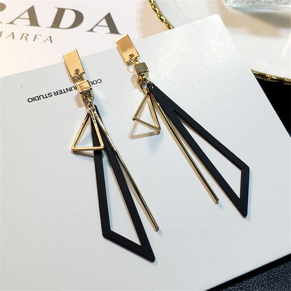 creative korean long triangle geometric tassel swing drop earrings for woman earrings fashion jewelry, Silver
creative korean long triangle geometric tassel swing drop earrings for woman earrings fashion jewelry, Silver