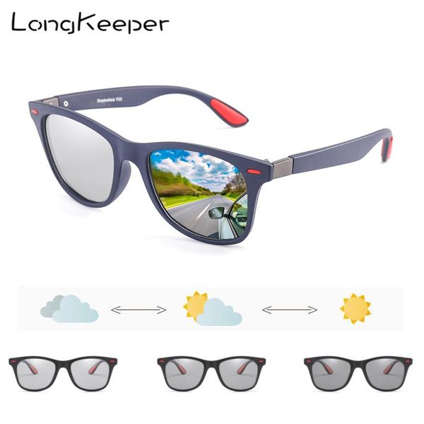 2020 brand pchromic sunglasses men polarized chameleon discoloration sun glasses for men classic square uv400, White;black
2020 brand pchromic sunglasses men polarized chameleon discoloration sun glasses for men classic square uv400, White;black
