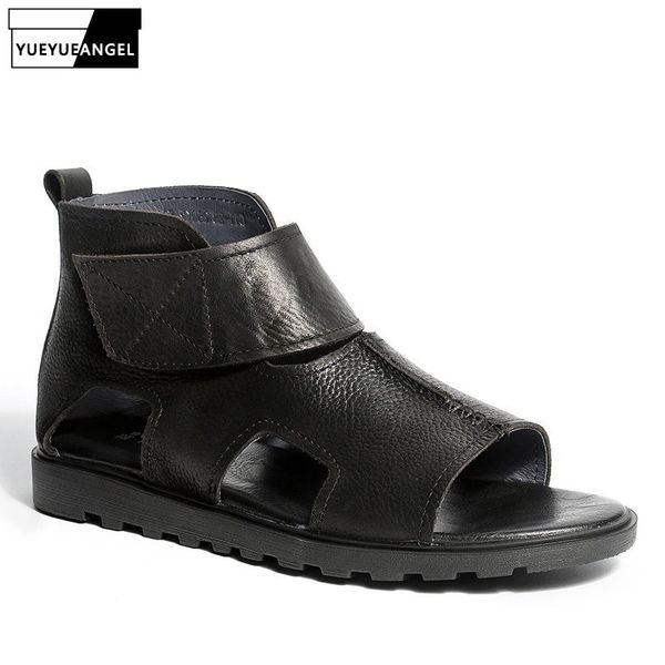 brand vintage real leather sandals men breathable summer hollow black shoes designer leisure rome sandals ankle boots flats
brand vintage real leather sandals men breathable summer hollow black shoes designer leisure rome sandals ankle boots flats
