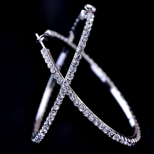 2018 new 30-100mm large crystal hoops earrings paparazzi cz hiphop earrings christmas gift, Golden
2018 new 30-100mm large crystal hoops earrings paparazzi cz hiphop earrings christmas gift, Golden