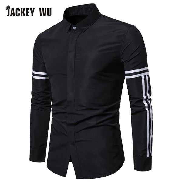 jackeywu brand casual men shirt 2019 korean fashion side track long sleeve dress shirt cotton business white camisas masculina, White;black
jackeywu brand casual men shirt 2019 korean fashion side track long sleeve dress shirt cotton business white camisas masculina, White;black