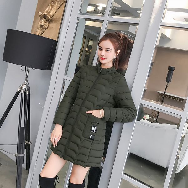 fall and winter clothes new style women coat korean-style slim fit mid-length large size pleated students down cotton coat, Blue;black
fall and winter clothes new style women coat korean-style slim fit mid-length large size pleated students down cotton coat, Blue;black