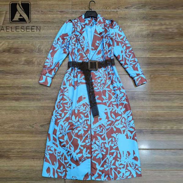aeleseen runway fashion trench women 2020 new spring trench flower print blue belt elegant midi party, Tan;black
aeleseen runway fashion trench women 2020 new spring trench flower print blue belt elegant midi party, Tan;black