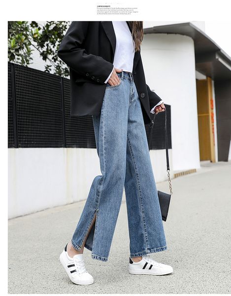 high waist jeans woman side slit full length denim harem pants trousers mom plus size boyfriend jeans for womens clothing casual, Blue
high waist jeans woman side slit full length denim harem pants trousers mom plus size boyfriend jeans for womens clothing casual, Blue