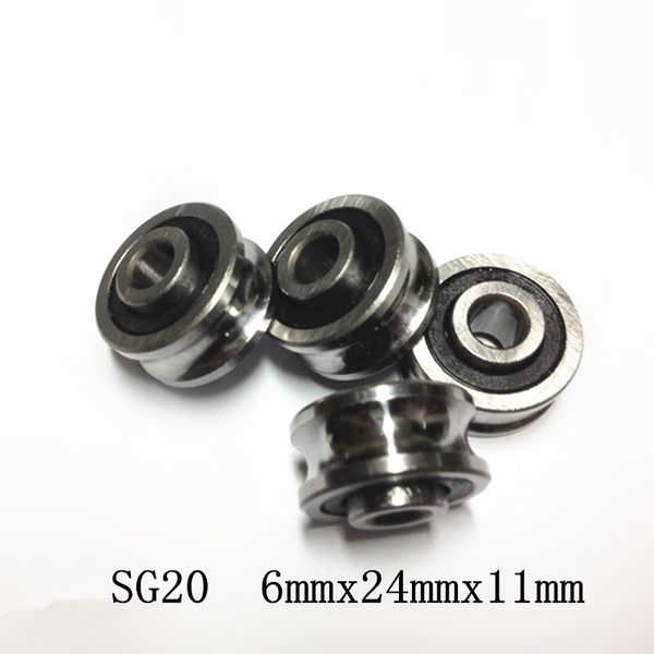 5pcs sg20 u groove bearing 6mmx24mmx11mm double row sealed ball bearing for 8mm linear guide rail sg6rs sg20rs
5pcs sg20 u groove bearing 6mmx24mmx11mm double row sealed ball bearing for 8mm linear guide rail sg6rs sg20rs
