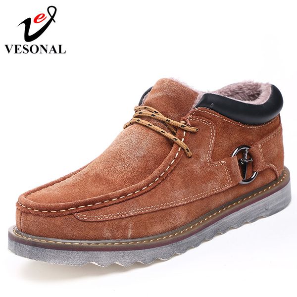 vesonal brand genuine leather warm with fur casual snow boots male shoes for men autumn winter classic walking sneakers, Black
vesonal brand genuine leather warm with fur casual snow boots male shoes for men autumn winter classic walking sneakers, Black