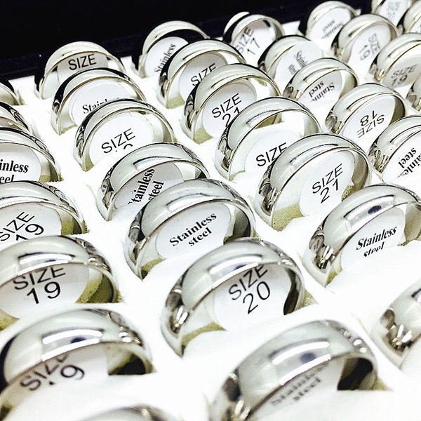 100pcs/lot silver ring couple men women silver 6mm stainless steel jewelry wedding engagement party wholesale lots bulk brand new
100pcs/lot silver ring couple men women silver 6mm stainless steel jewelry wedding engagement party wholesale lots bulk brand new
