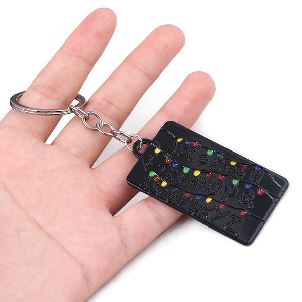 fashion jewelry stranger things letter logo keychain alphabet light wall monster charms key chain for women men pendant jewelry, Slivery;golden
fashion jewelry stranger things letter logo keychain alphabet light wall monster charms key chain for women men pendant jewelry, Slivery;golden